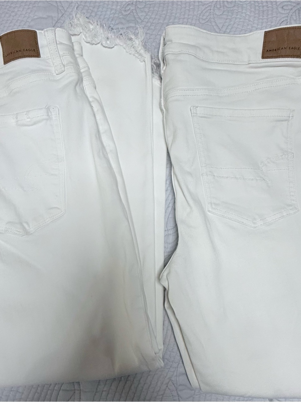 American Eagle Skinny White Jeans